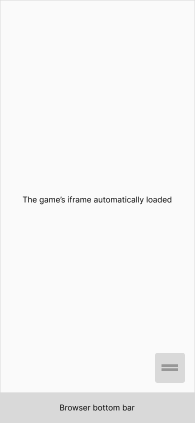 Changed behaviour on a mobile device